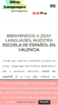 Mobile Screenshot of 2daylanguages.com